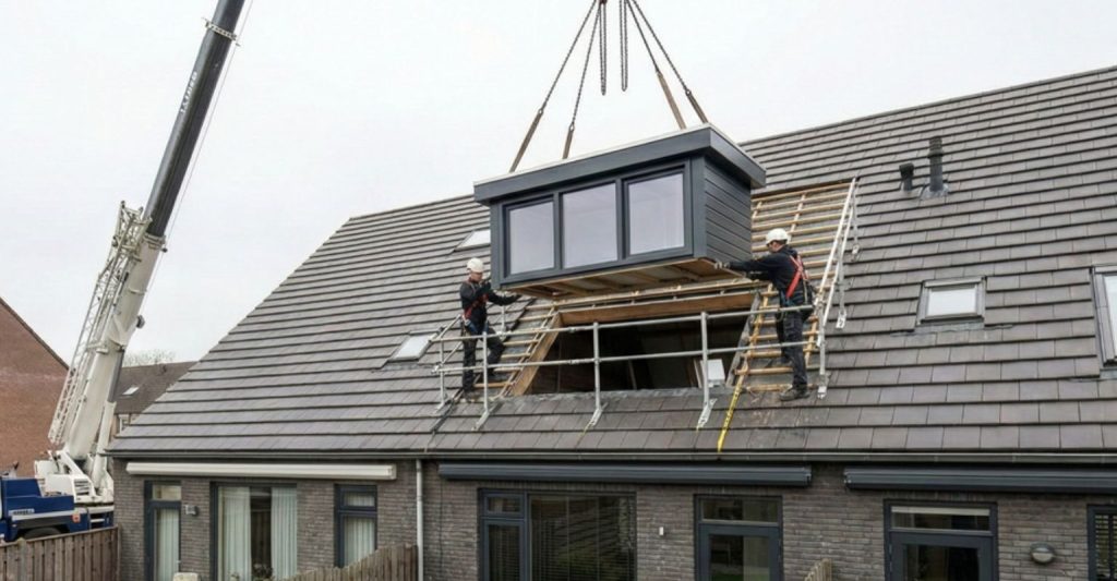 Dakkapel in Breda - Prefab dakkapel